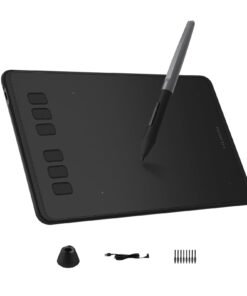 HUION Inspiroy H640P Drawing Tablet, 6x4 inch Digital Art with Battery-Free Stylus, 8192 Pen Pressure, 6 Hot Keys, Graphics Tablet for Drawing, Wri...