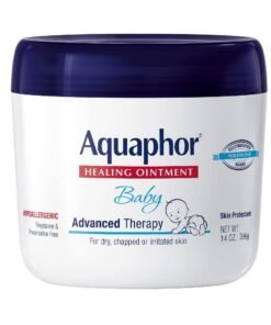 Aquaphor Baby Healing Ointment Advanced Therapy Skin Protectant for Chapped or Dry Skin, Drool Rash and Diaper Rash Ointment, 14 Oz Jar