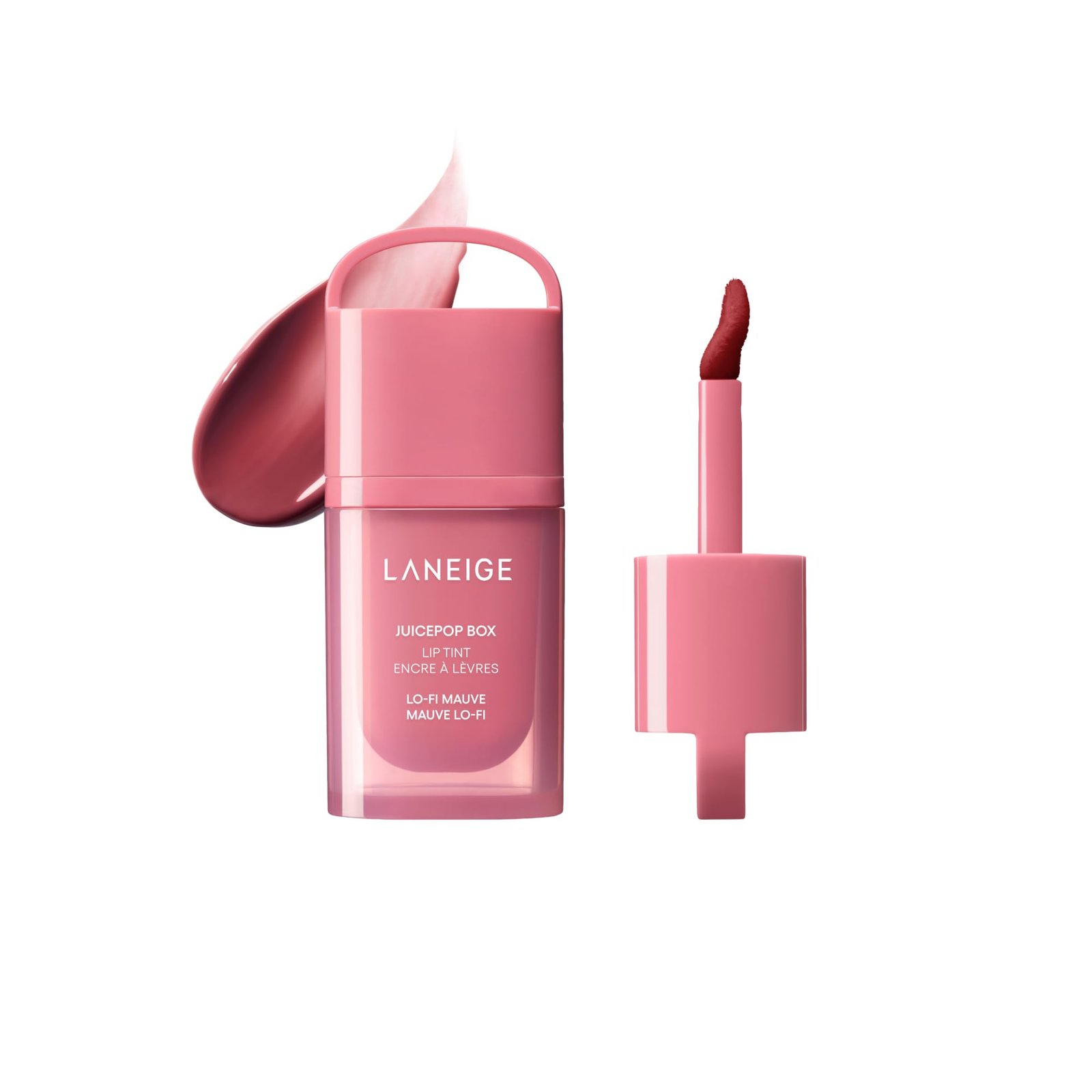 LANEIGE JuicePop Box Lip Tint: 12‑HR Hydrating Lightweight Stain with Buildable Juicy Color & Nourishing Shine, a K‑Beauty Lip Essential for Long‑L…