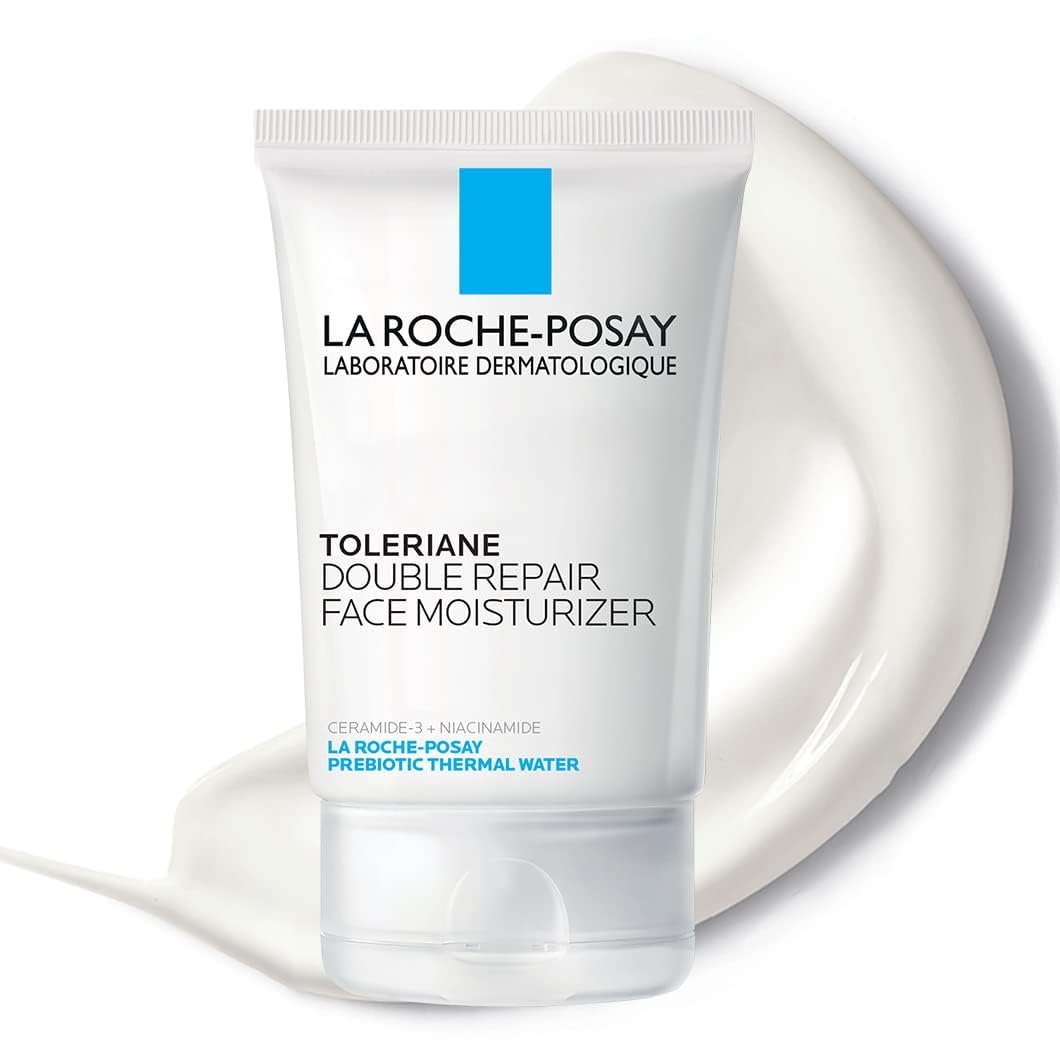 La Roche-Posay Toleriane Double Repair Face Moisturizer, Daily Moisturizer Face Cream with Ceramide & Niacinamide for All Skin Types, Immediate Com…