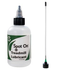 Treadmill Belt Lubricant - Made in The USA - Patented 8 inch Application Tube and Precision Twist Cap - 100% Pure Silicone - Spot On