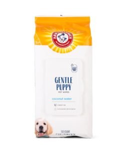 Arm & Hammer Dog Grooming Wipes, Deodorizing Dog Cleaning Wipes with Coconut Water, Gentle for Dogs and Puppies, Paraben and Sulfate Free Formula, ...