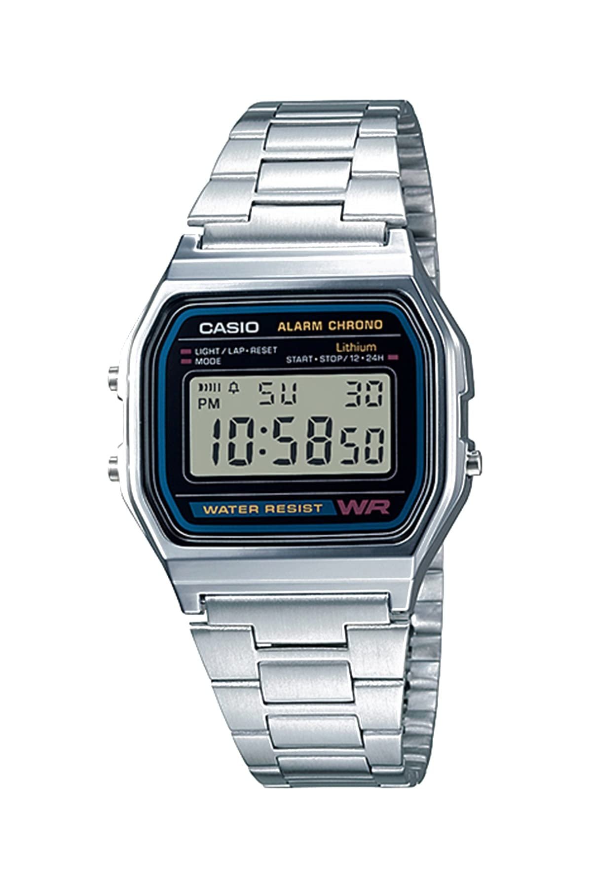 Casio A158WA Series | Unisex Digital Watch | Vintage | WR | 100 SEC Stop Watch | Daily Alarm | Regular Time Keeping: Hour, Minute, Second, PM, Date…