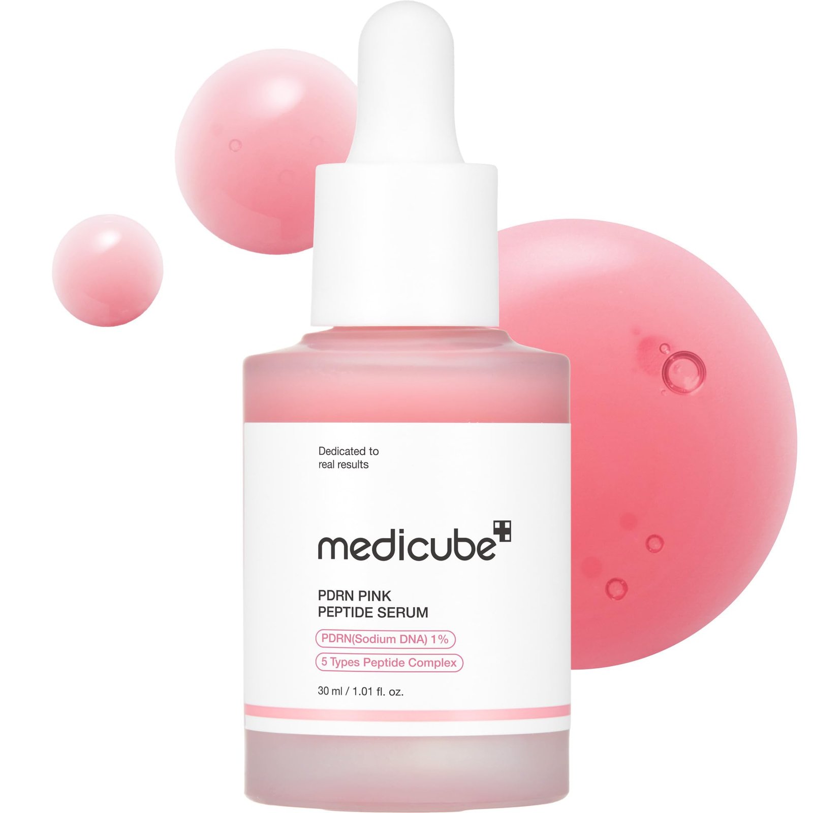 medicube PDRN Pink Peptide Serum with Salmon DNA | Pink Glow Serum with Peptides & Niacinamide for Hydration & Firm-Looking Skin | Uneven Tone Care…