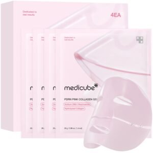 medicube Jelly Gel Mask with Salmon DNA PDRN Pink Collagen | Overnight Face Mask for Glass Glow Skin | Elasticity, Hydrating, Firming and Moisturiz…