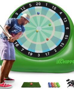 SWOOC Games® – Bull Chipper™ | Giant Golf Darts (Over 6ft Tall) w/ 10+ Golf Games | Backyard Game with Air Pump | Yard Game for Adults | Giant Outd...