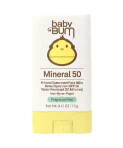 Sun Bum Baby Bum Mineral SPF 50 Sunscreen Stick - Hawaii 104 Act Compliant (Without Octinoxate & Oxybenzone) - UVA/UVB Face and Body Protection - U...