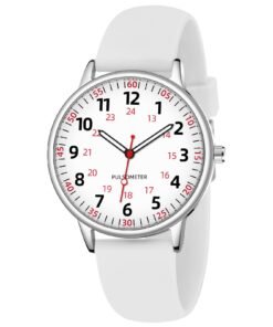 Nurse Watch for Women Waterproof Analog Silicone Watch with Second Hand Nursing Watch