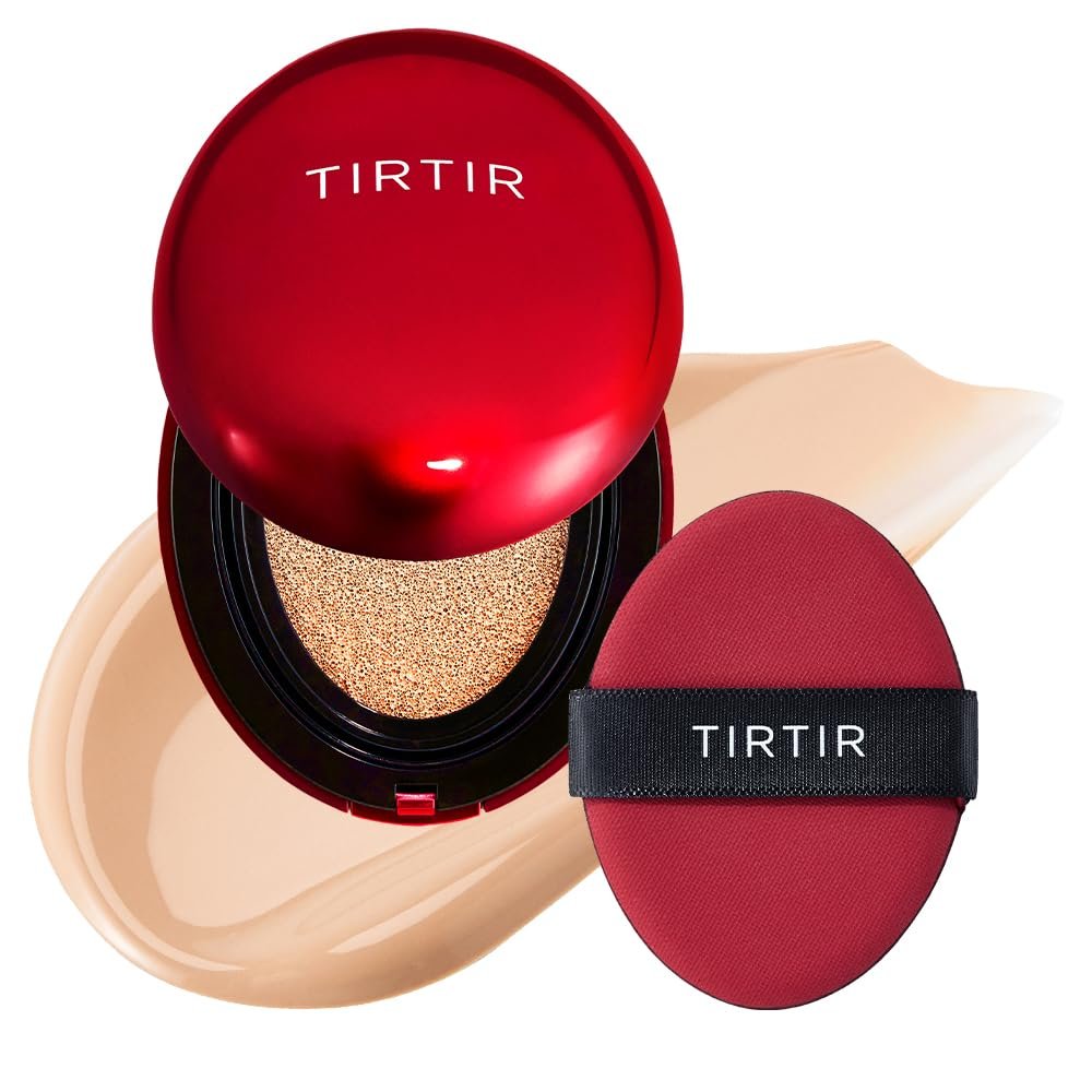TIRTIR Mask Fit Red Cushion Foundation | Full coverage, Weightless, Skin fit, Satin Glow Finish, Korean Makeup BB Foundation, beauty, Tattoo cover …