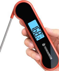 0.5 Sec Instant Read Meat Thermometer Digital with ±0.5℉ Precision, Food Thermometer for Cooking Kitchen Gadgets, Oven Grill Candy BBQ Essentials A...