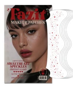 Fazit Makeup Patches - Sweetheart Speckles - Glow Up Make-Up Patches - Cute Glitter Makeup Accessories for Women - Cosmetic Glitter for Face
