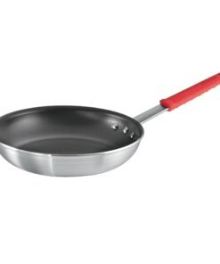 Tramontina Professional 10-Inch Non Stick Frying Pan, Heavy-Gauge Aluminum Skillet with Reinforced Nonstick Coating, Red Handle, Dishwasher and Ove...