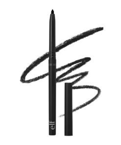e.l.f. No Budge Retractable Eyeliner, Creamy, Ultra-Pigmented & Waterproof, Creates Bold & Defined Lines, Vegan & Cruelty-Free, Black