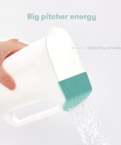 Alternative view of Frida Baby Control The Flow Bath Rinse Cup, Tear Free Rinser to Wash Hair and Body with Easy Grip Handle and Removable Rain Shower, Made in USA