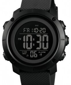 Digital Watch Sports Waterproof Military Back Light Small Watch for Men Black 1426