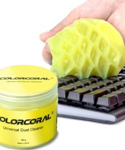 ColorCoral Cleaning Gel Universal Dust Cleaner for PC Keyboard Car Detailing Office Electronics Laptop Dusting Kit Computer Dust Remover, Computer ...