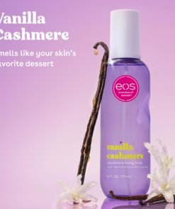 Alternative view of eos Cashmere Body Mist, Vanilla Cashmere, Soft Musk, Cozy Caramel, Hair Mist, Body Spray for Women Moisturizing, Hyaluronic Acid, Vanilla Body Spra...