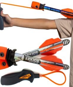 Toy Rocket Launcher for Kids: Best Easter Gifts for Boys & Girls All Ages 8 & Up - Slingshot Rockets Launchers - Easter Basket Stuffers for Teens -...