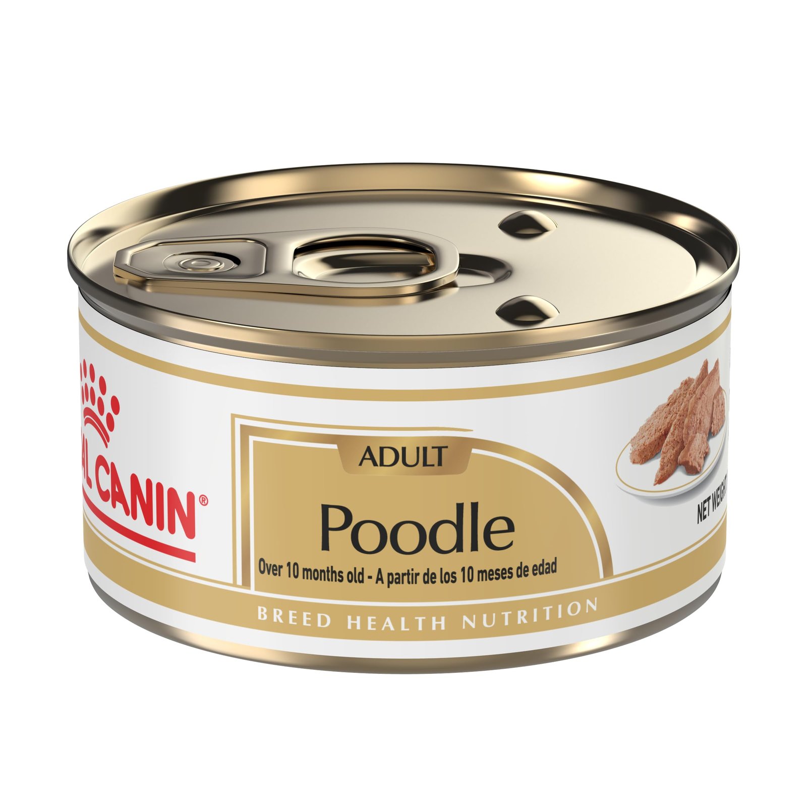 Royal Canin Breed Health Nutrition Poodle Adult Loaf in Sauce Dog Food, 3 oz