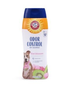 Arm & Hammer Deodorizing Dog Shampoo with Baking Soda for Odor Control, Tearless Moisturizing Formula for Sensitive Skin, Fresh Kiwi Blossom Scent,...
