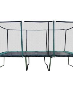 Outdoor Trampoline with Net Enclosure - Gymnastics Trampolines with Heavy Jumping Weight Capacity 750lbs for Rectangle & 550lbs for Round - Commerc...