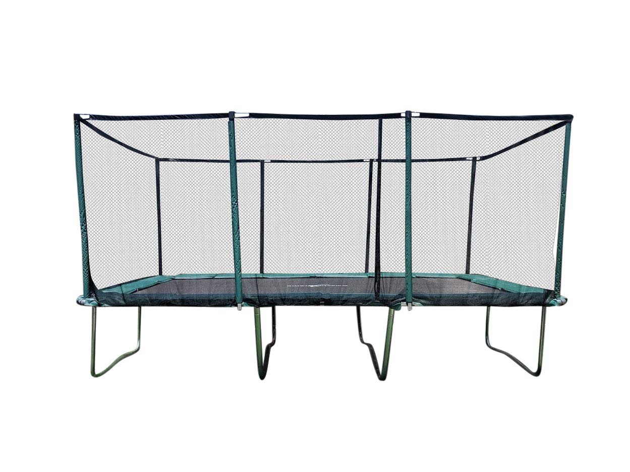Outdoor Trampoline with Net Enclosure – Gymnastics Trampolines with Heavy Jumping Weight Capacity 750lbs for Rectangle & 550lbs for Round – Commerc…