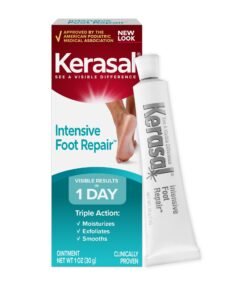 Kerasal Intensive Foot Repair, Skin Healing Ointment for Cracked Heels and Dry Feet, 1 Oz