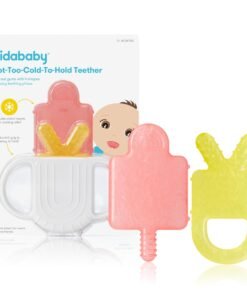 Frida Baby Silicone Teething Toys, 4-in-1 Teether for Babies & Infants, Teething Relief for 0-18 Months, Not-Too-Cold-to-Hold Baby Teether, BPA-Free
