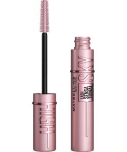 Maybelline Lash Sensational Sky High Washable Mascara Makeup, Volumizing, Lengthening, Defining, Curling, Multiplying, Buildable Formula, Blackest ...