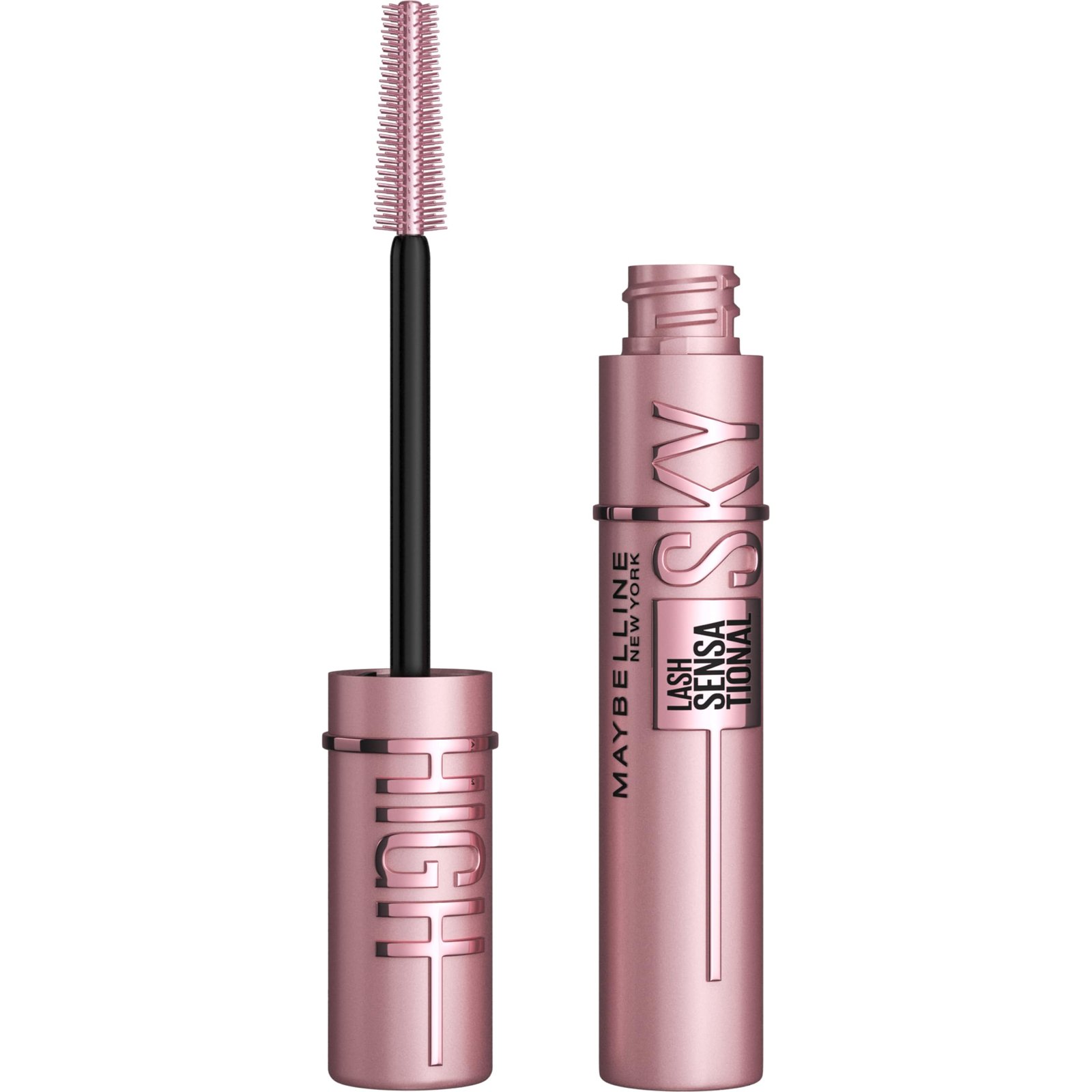 Maybelline Lash Sensational Sky High Washable Mascara Makeup, Volumizing, Lengthening, Defining, Curling, Multiplying, Buildable Formula, Blackest …