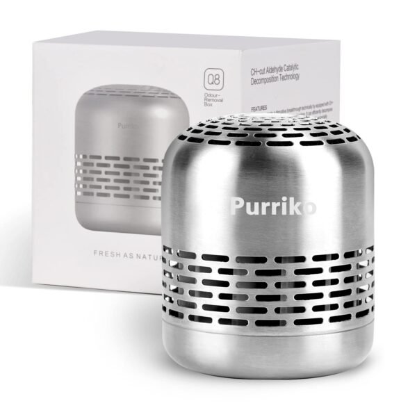 Purriko Refrigerator Deodorizer,Lasts up to 10 Years,Refrigerator Odor Eliminator,Fridge Deodorizer,More Effective Than Baking Soda Bamboo Air Puri…