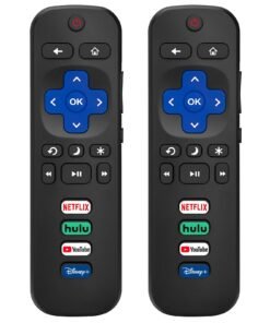 Replacement Remote Control Only for Roku TV, Compatible for TCL Roku/Hisense Roku/Onn Roku/Sharp Roku/Element Roku/Westinghouse Roku/Philips Roku S...
