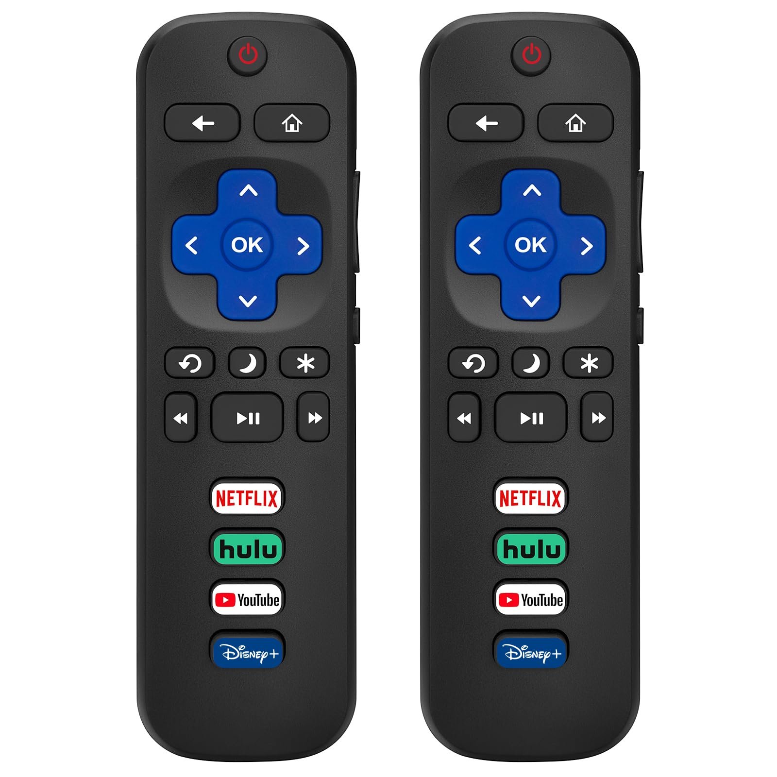 Replacement Remote Control Only for Roku TV, Compatible for TCL Roku/Hisense Roku/Onn Roku/Sharp Roku/Element Roku/Westinghouse Roku/Philips Roku S…