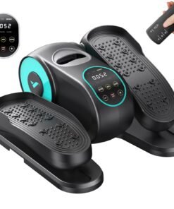MERACH Under Desk Elliptical Machine, Leg Exerciser While Sitting for Seniors with Remote Control & 12-Speeds, Quiet Portable Electric Seated Pedal...