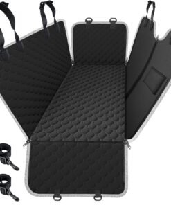 Mancro Dog Car Seat Cover for Back Seat, 2026 Upgraded 600D Heavy Duty Waterproof & Scratch-Resistant Dog Hammock for Car, Back Seat Pet Cover for ...