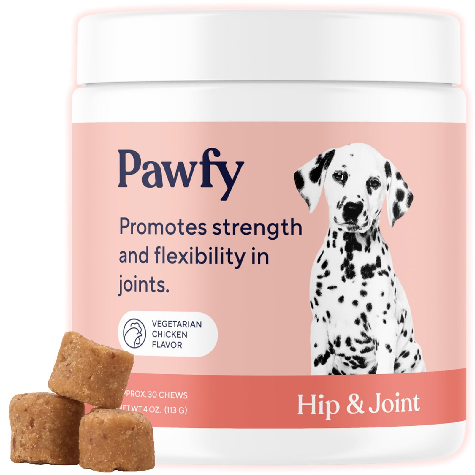 Pawfy Hip & Joint Supplement for Dogs with MSM & Vitamins | Glucosamine Chondroitin for Small, Medium & Large Breed – Supports Mobility & Bones | G…