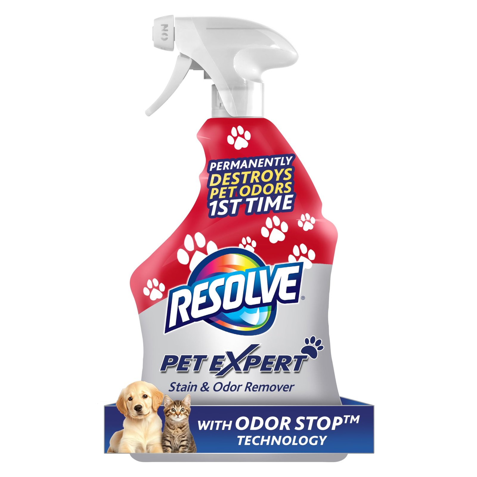 Resolve Pet Expert Stain and Odor Remover, Carpet Cleaner, Pet Stain and Odor Remover, Carpet & Upholstery Cleaner – Removes Stains and Odors, 22 oz