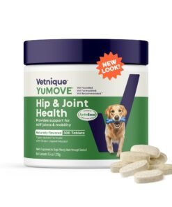 Yumove Hip & Joint Supplement for Dogs with Glucosamine, Hyaluronic Acid, Green Lipped Mussel & Omega 3 Joint Supplement - Regular or Advanced Stre...