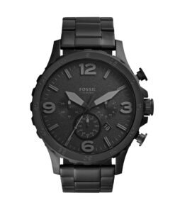 Fossil Men's Nate Oversized Stainless Steel Chronograph Watch