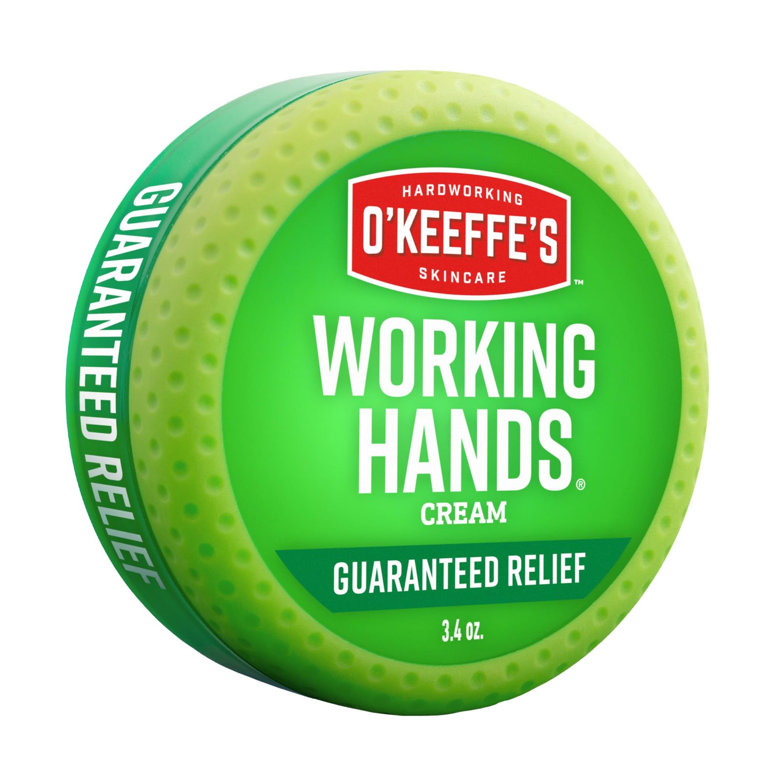 O’Keeffe’s Working Hands Hand Cream for Extreme Dryness – 3.4 oz Jar  – Repairing Skincare for Cracked, Dry Hands