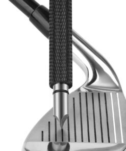 Bulex Golf Club Groove Sharpener, Re-Grooving Tool and Cleaner for Wedges & Irons - Generate Optimal Backspin - Suitable for U & V-Grooves