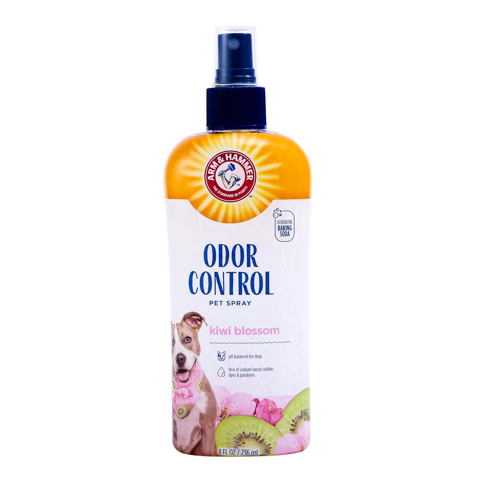 Arm & Hammer for Pets Super Deodorizing Dog Spray with Baking Soda for Odor Control, Freshens Coat Between Baths, pH Balanced Formula for Dogs, 8 F…