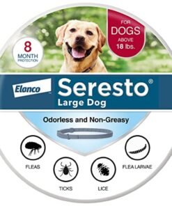 Seresto Flea & Tick Collar For Dogs Over 18 lbs., Treatment & Prevention, Vet-Recommend, 8 Month Protection