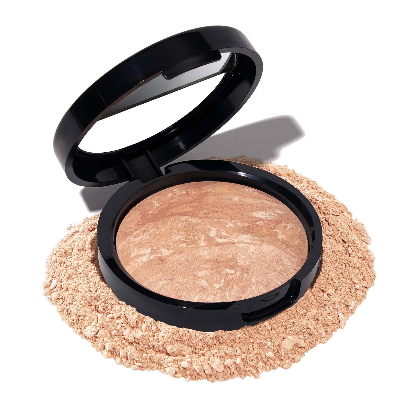 LAURA GELLER NEW YORK Award-Winning Baked Balance-n-Brighten Color Correcting Powder Foundation – Light – Buildable Light to Medium Coverage – Demi…