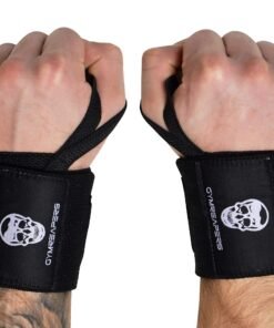 Gymreapers Weightlifting Wrist Wraps (IPF Approved) 18" Professional Quality Wrist Support with Heavy Duty Thumb Loop - Best Wrap for Powerlifting ...