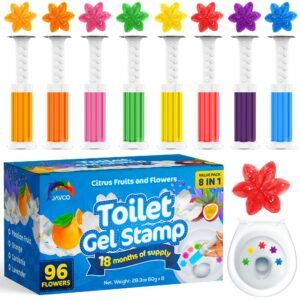 -96 Flowers- Flower Toilet Gel Stamp | Toilet Scent Fresheners (Mix Scent)