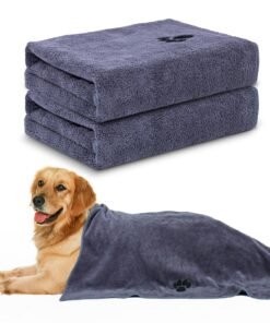 Microfiber Dog Towels for Drying Dogs,40'' X 23.6'', Super Absorbent and Soft Pet Grooming Towel, Perfect Shower & Bath Supplies for Dogs