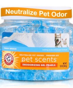 Arm & Hammer for Pets Air Care Pet Scents Deodorizing Gel Beads, Pet Odor Eliminator for Rooms Closets and Small Spaces with Long Lasting Odor Cont...