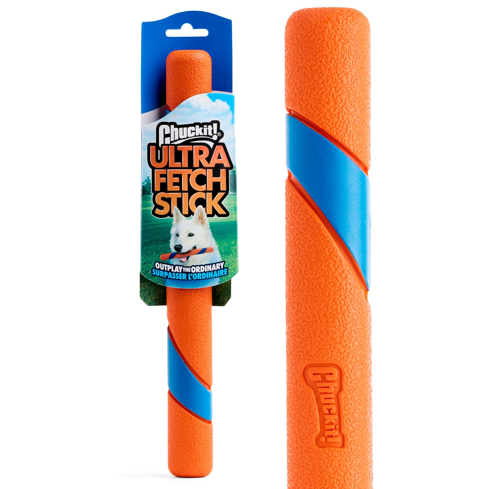 Chuckit! Interactive Dog Toy Ultra Fetch Stick – 12 Inch Outdoor Dog Toy for All Breed Sizes