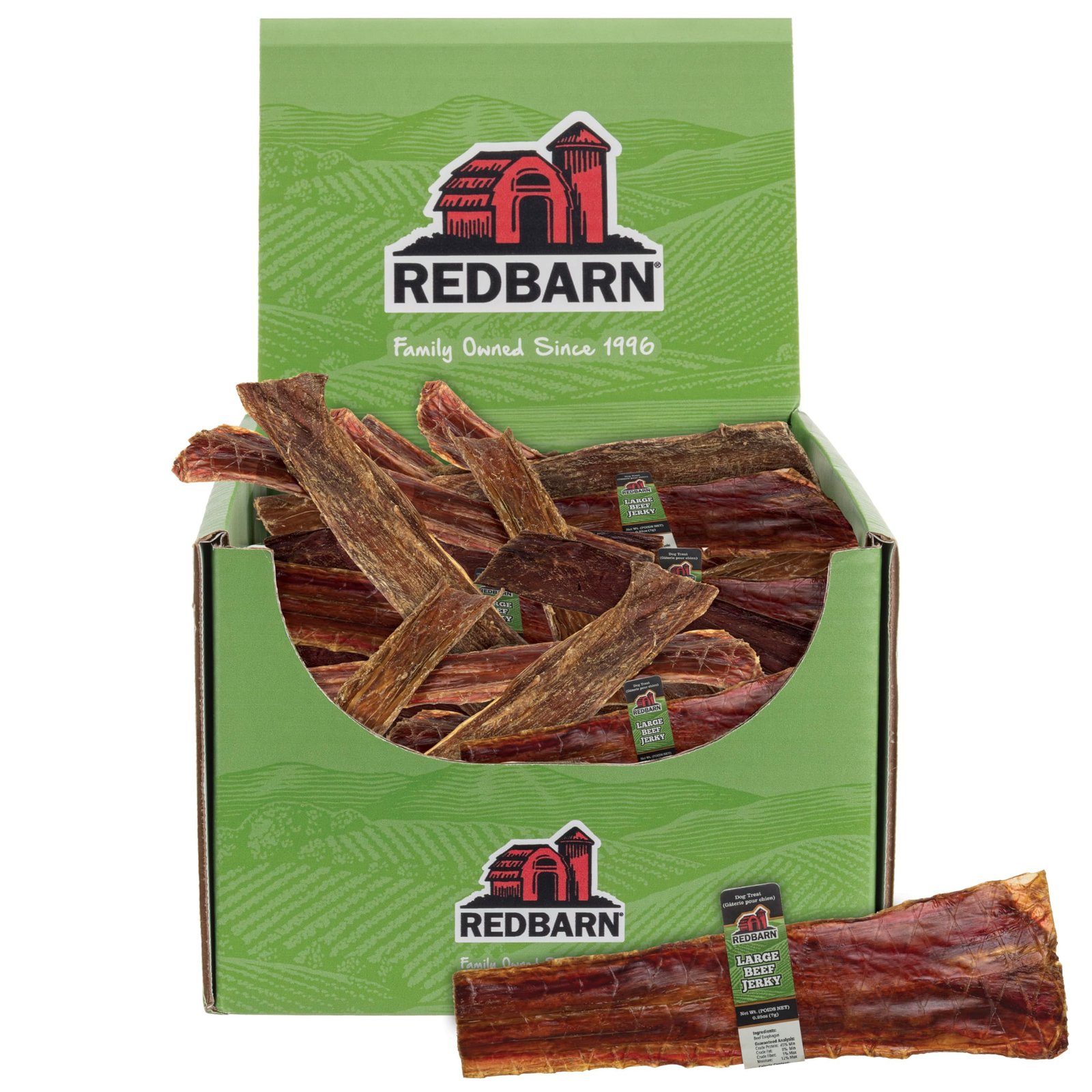 Redbarn Pet Products Naturals Barky Bark Beef Dog Treats 50 Bones